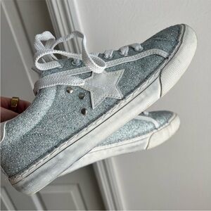 Corkys silver sneaker worn once!